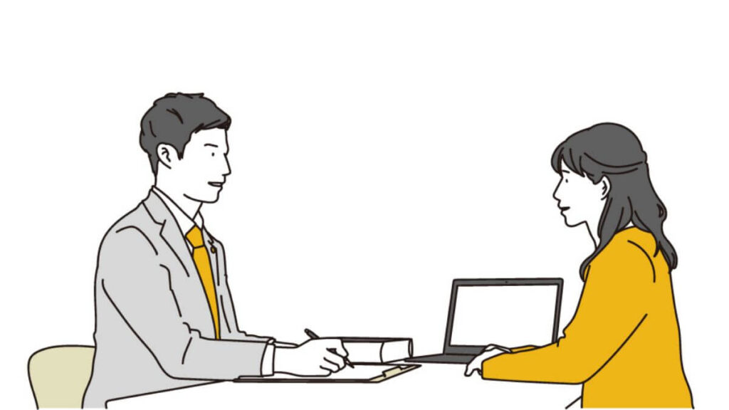 HSPが面接で泣くことについて書いた記事のアイキャッチ画像