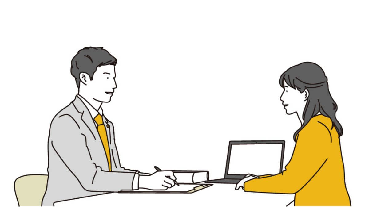 HSPが面接で泣くことについて書いた記事のアイキャッチ画像